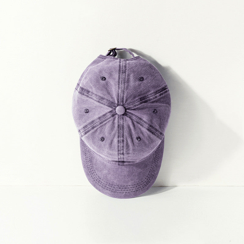 Unisex Fashion Baseball Hat – Washed Look with Curved Brim