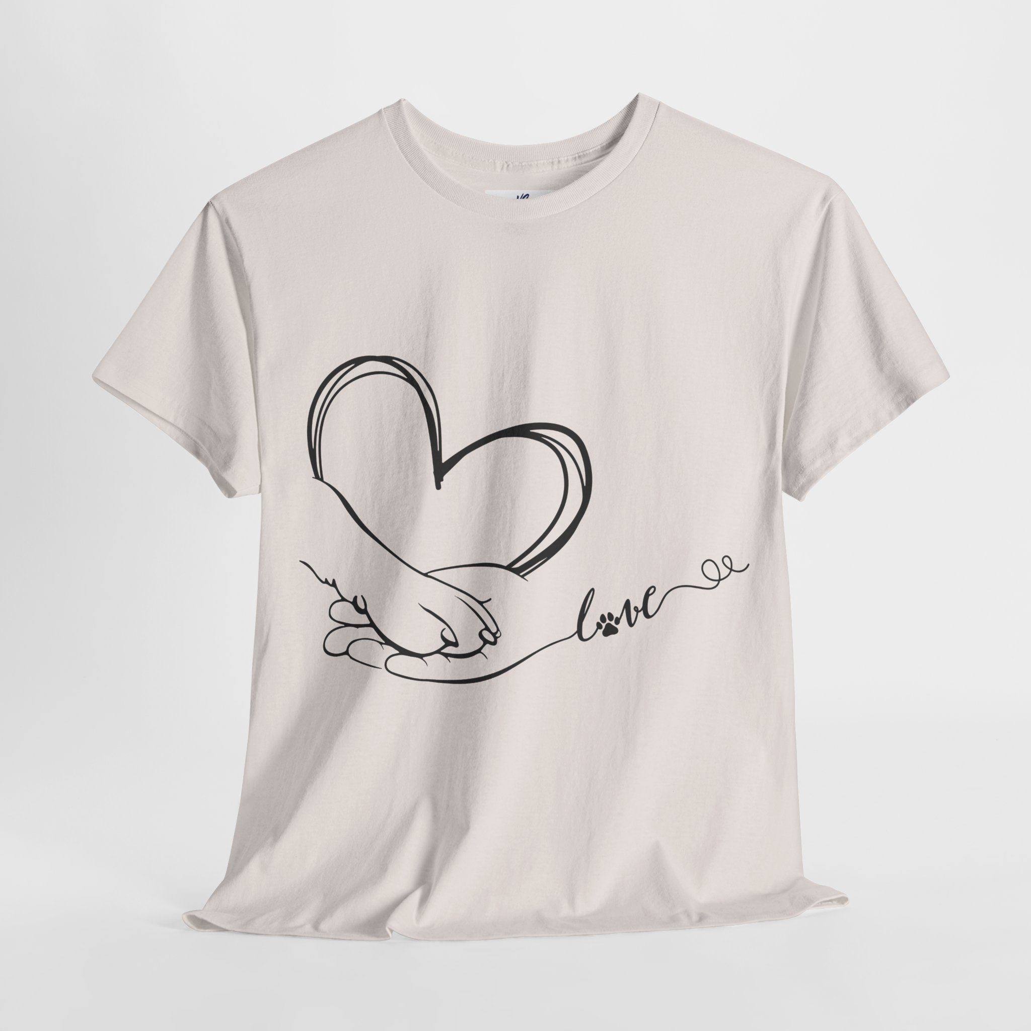 VS Dog Paw Unisex Tee, Pet Owner Gift