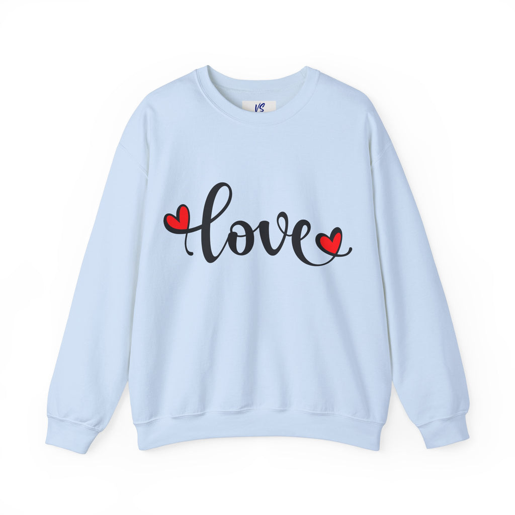 VS Love Hearth Sweatshirt, Comfortable Crewneck