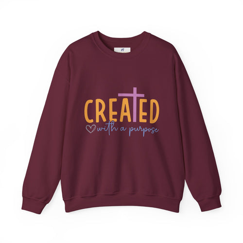 Unisex Sweatshirt, VS Created with a purpose