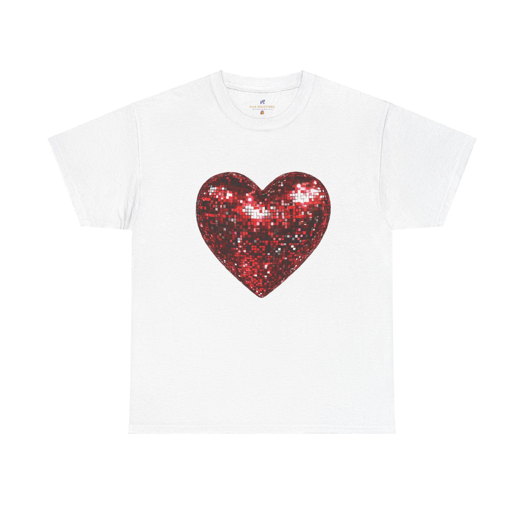 VS Bright Heart Tee, Love Gift for Her.