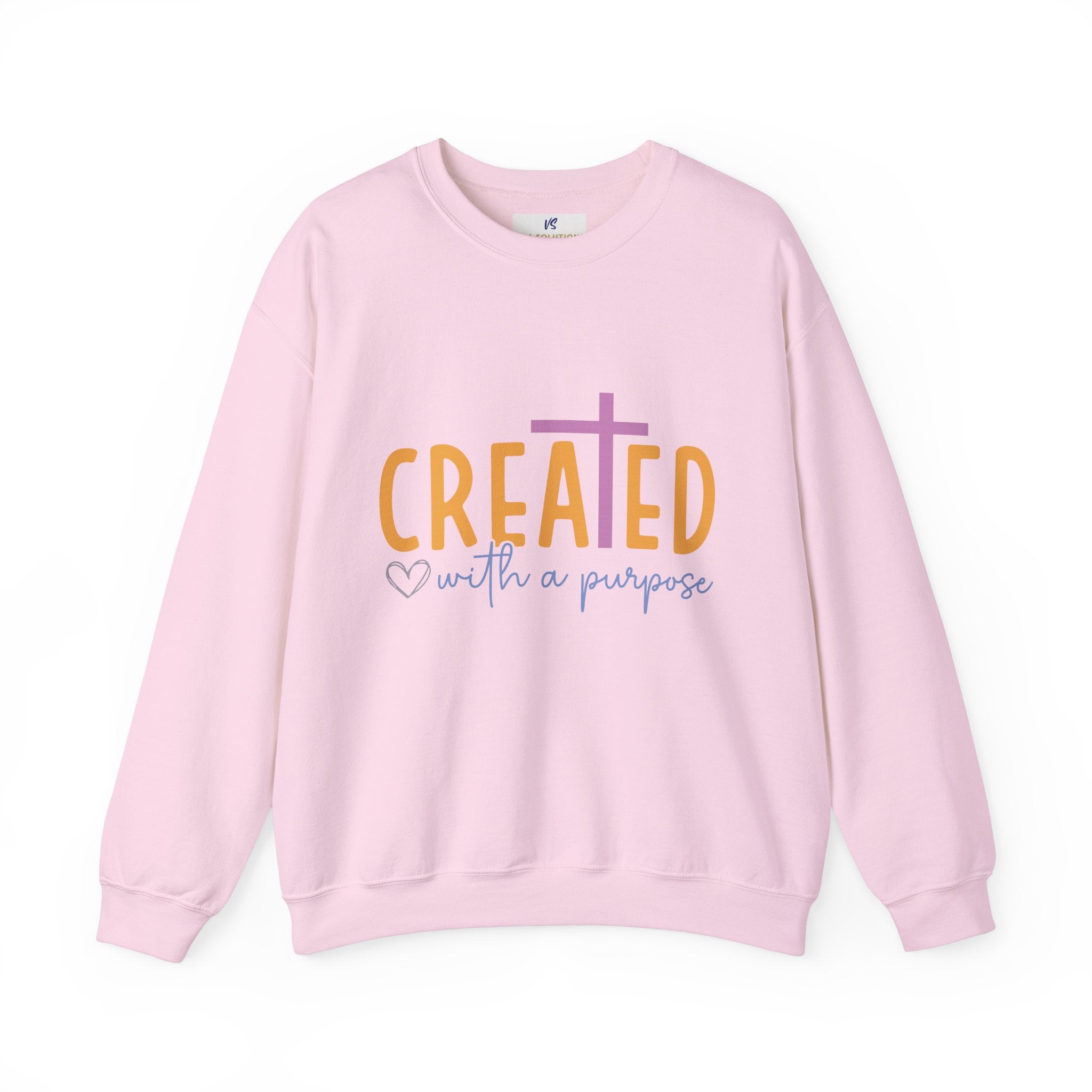 Unisex Sweatshirt, VS Created with a purpose