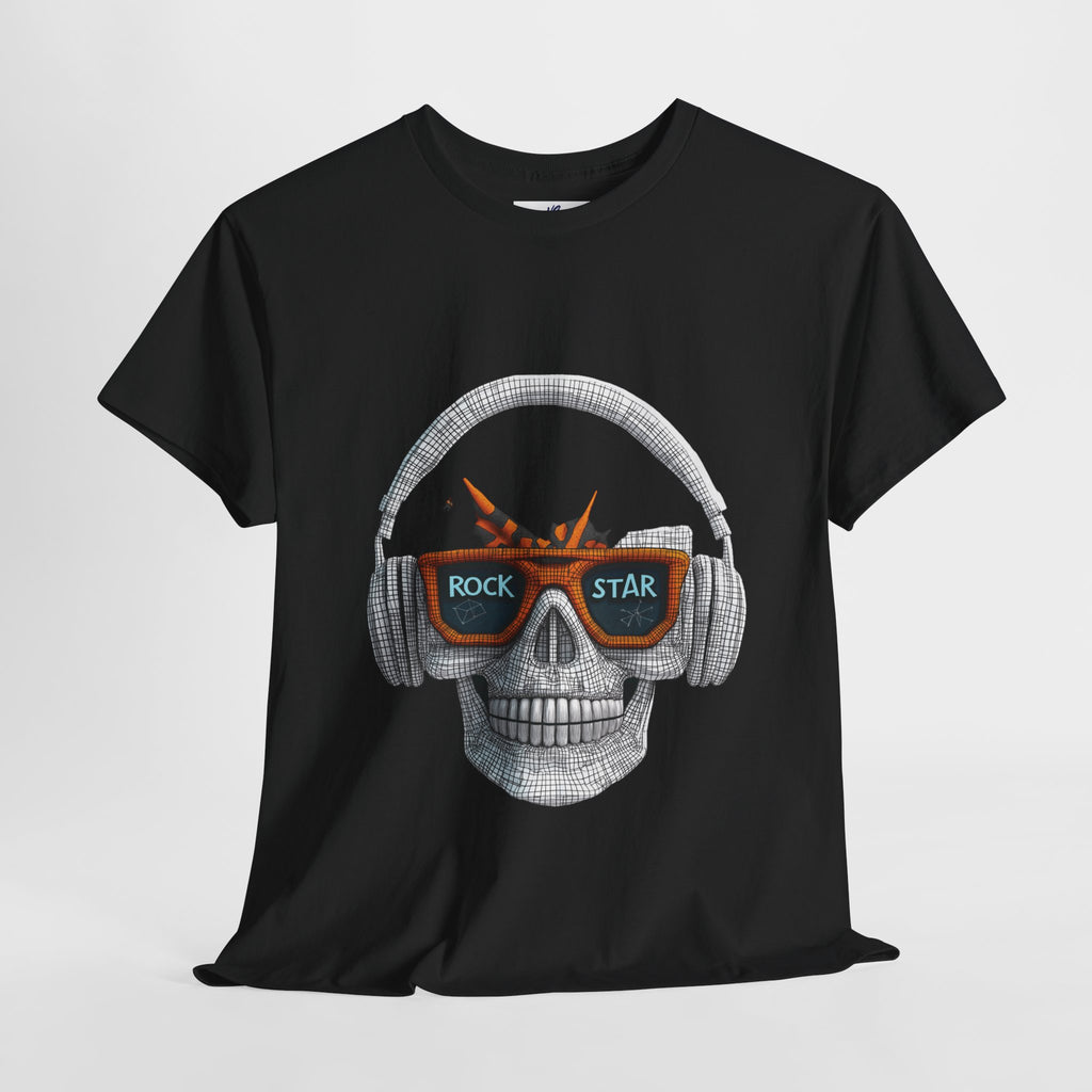 VS Rock Star Skull Unisex Tee, Music Lover Gift