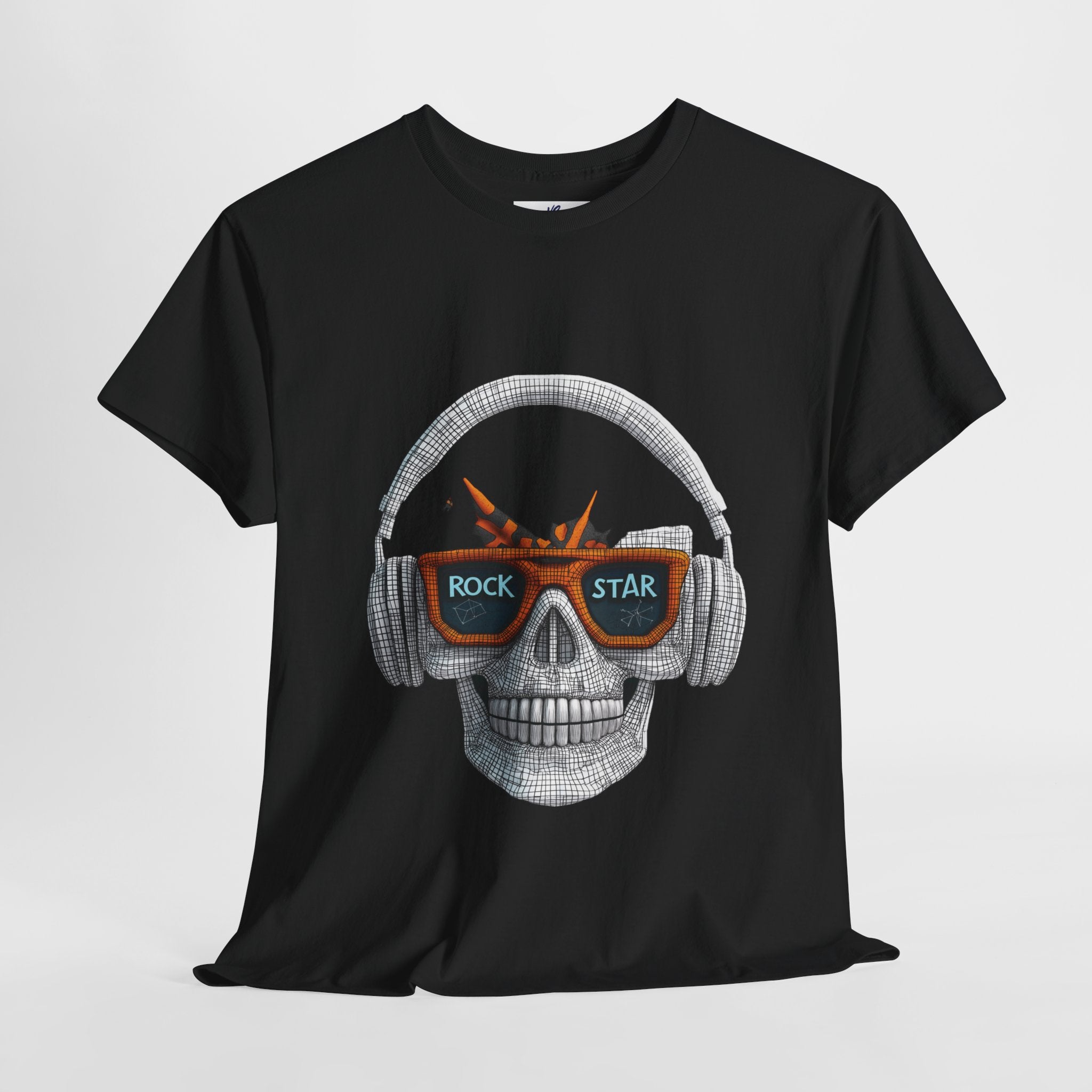 VS Rock Star Skull Unisex Tee, Music Lover Gift