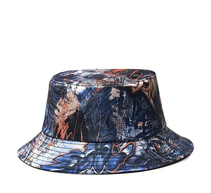 Graffiti Print Bucket Hat