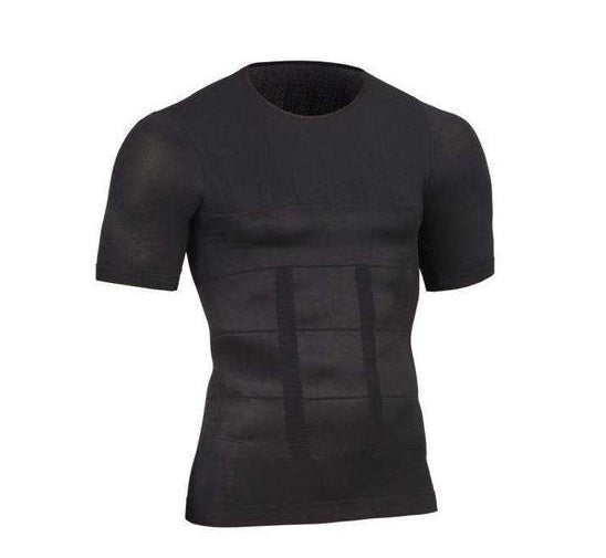 Men's Compression T-Shirt – Fitness Shaper & Slimming Belly Control