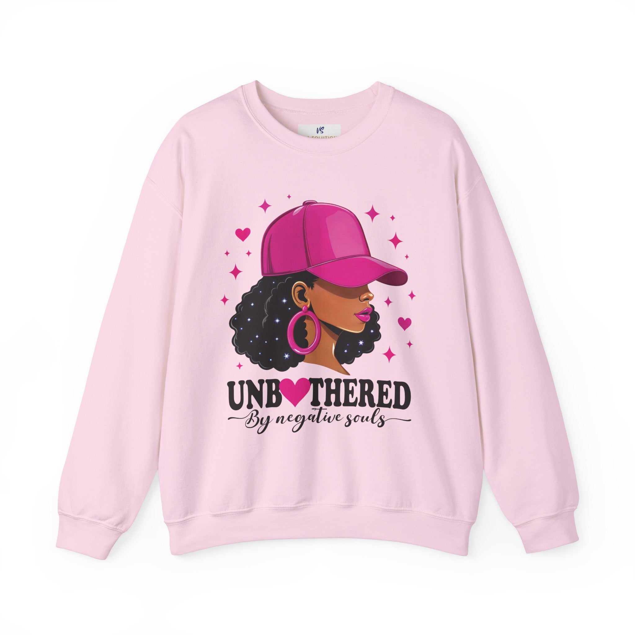 VS Empowering Black Woman Unisex Sweatshirt, Positive Energy Apparel.