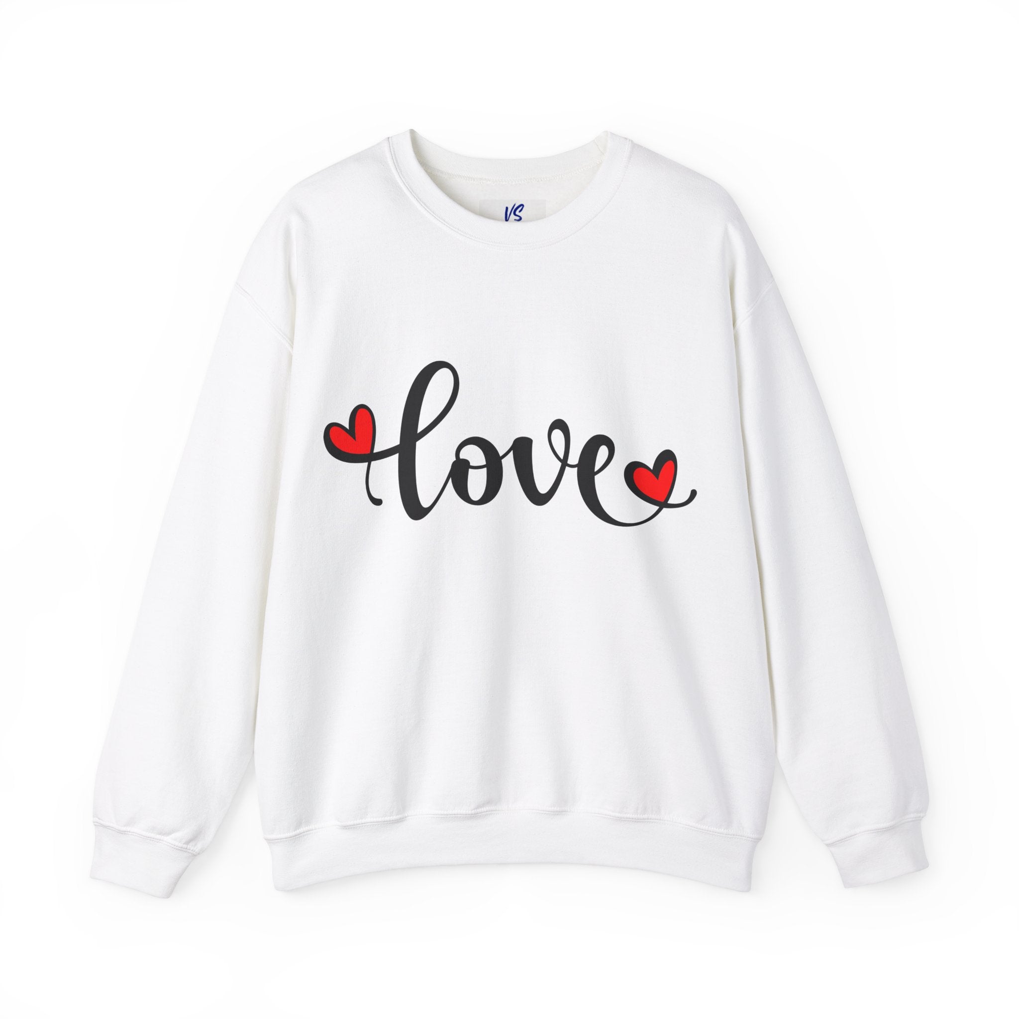 VS Love Hearth Sweatshirt, Comfortable Crewneck
