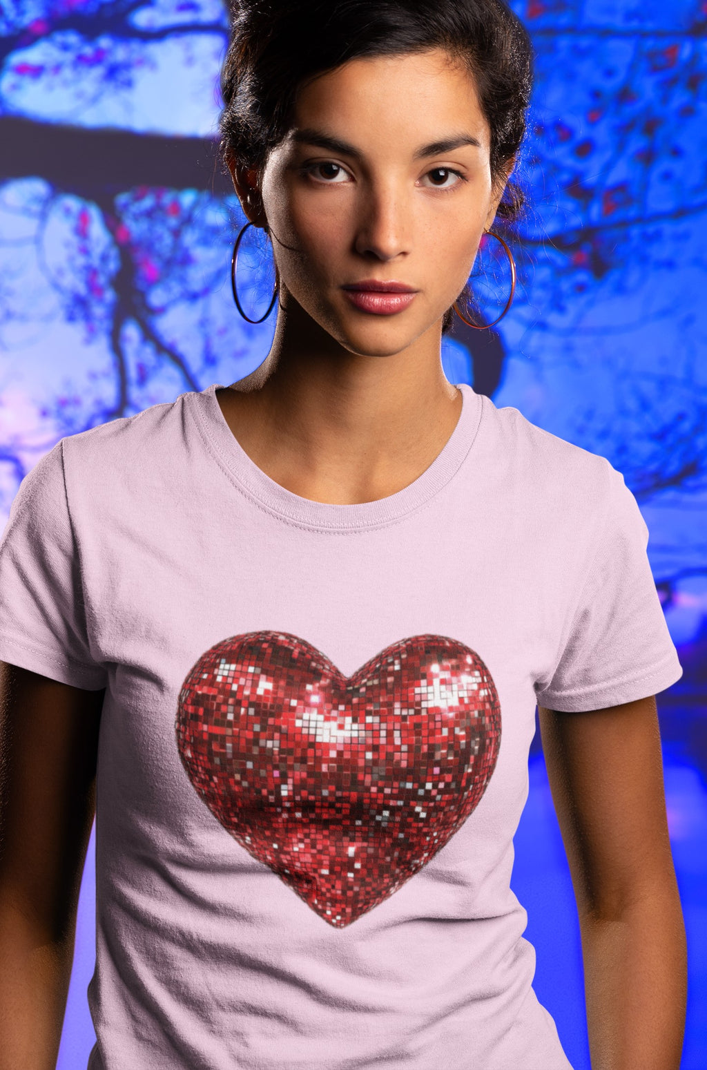 VS Bright Heart Tee, Love Gift for Her.