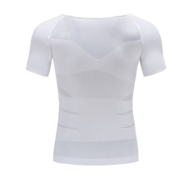 Men's Compression T-Shirt – Fitness Shaper & Slimming Belly Control