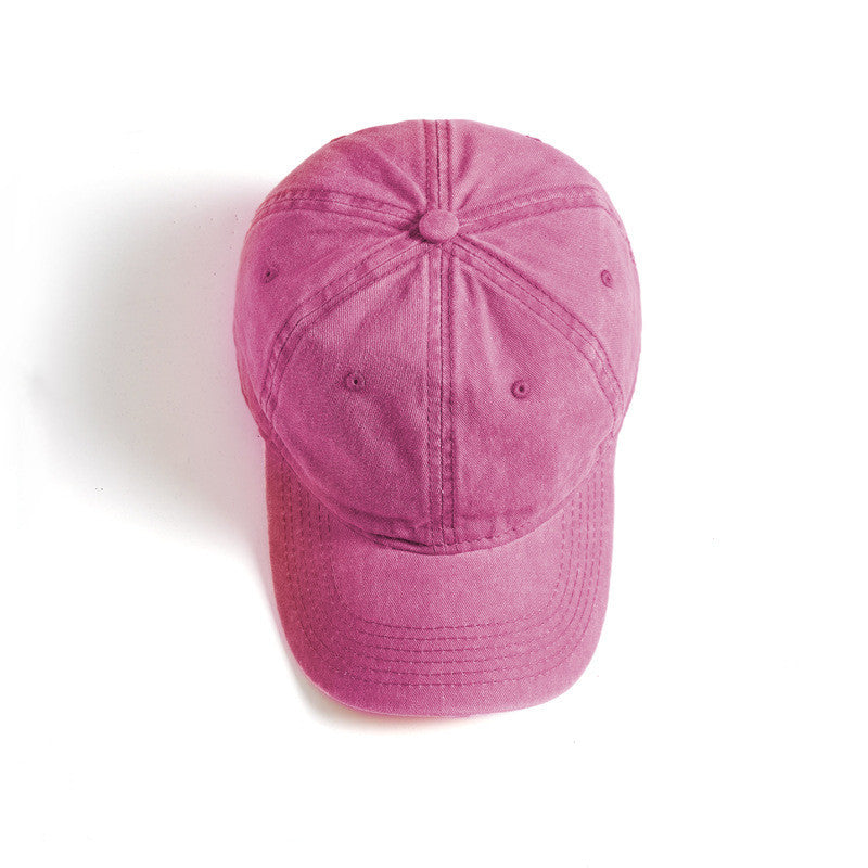 Unisex Fashion Baseball Hat – Washed Look with Curved Brim