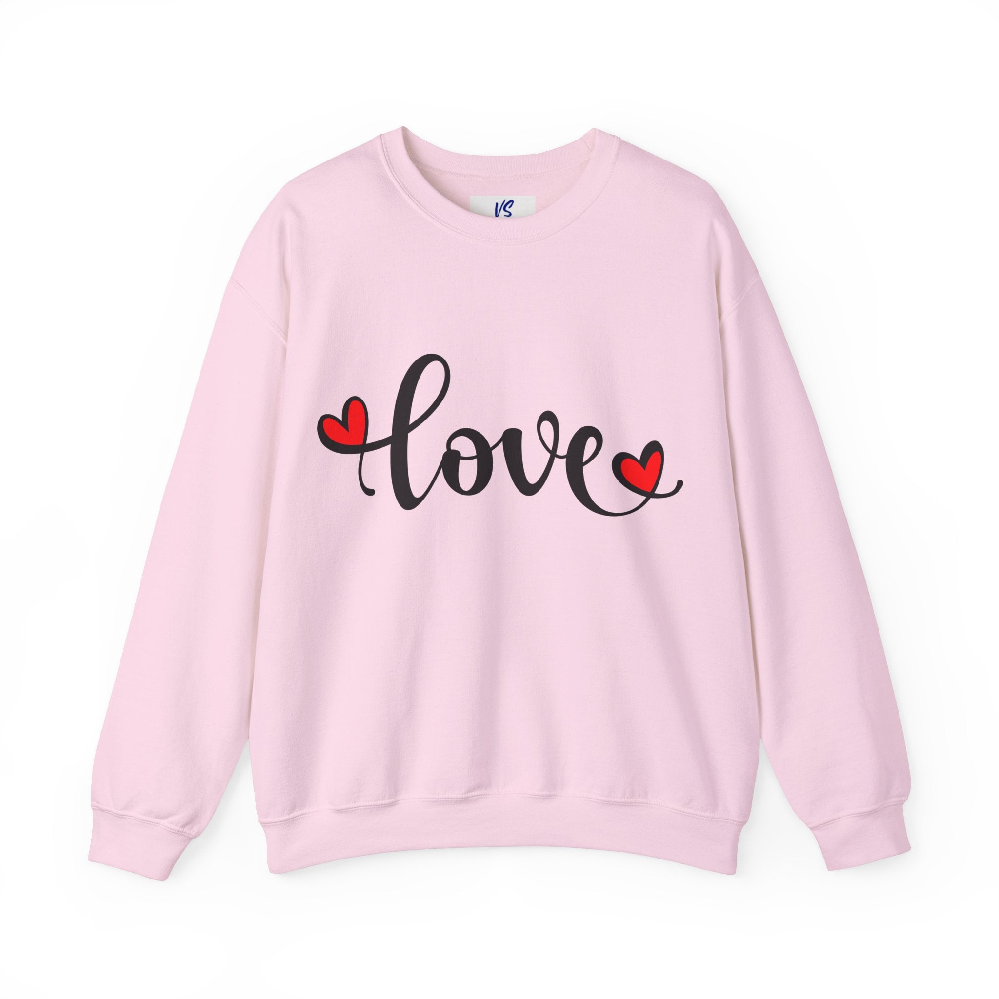 VS Love Hearth Sweatshirt, Comfortable Crewneck
