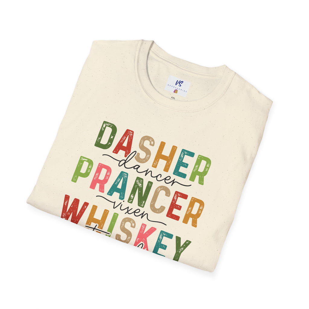 VS Dasher, Prancer, Whiskey Vodka Tee!